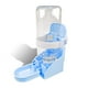 thumbnail image 5 of Methold Dispensador automático de botellas de agua para mascotas, jaula para animales para sala de estar, bebedero de 500ml, contenedor Azul 2piezas, 5 of 6