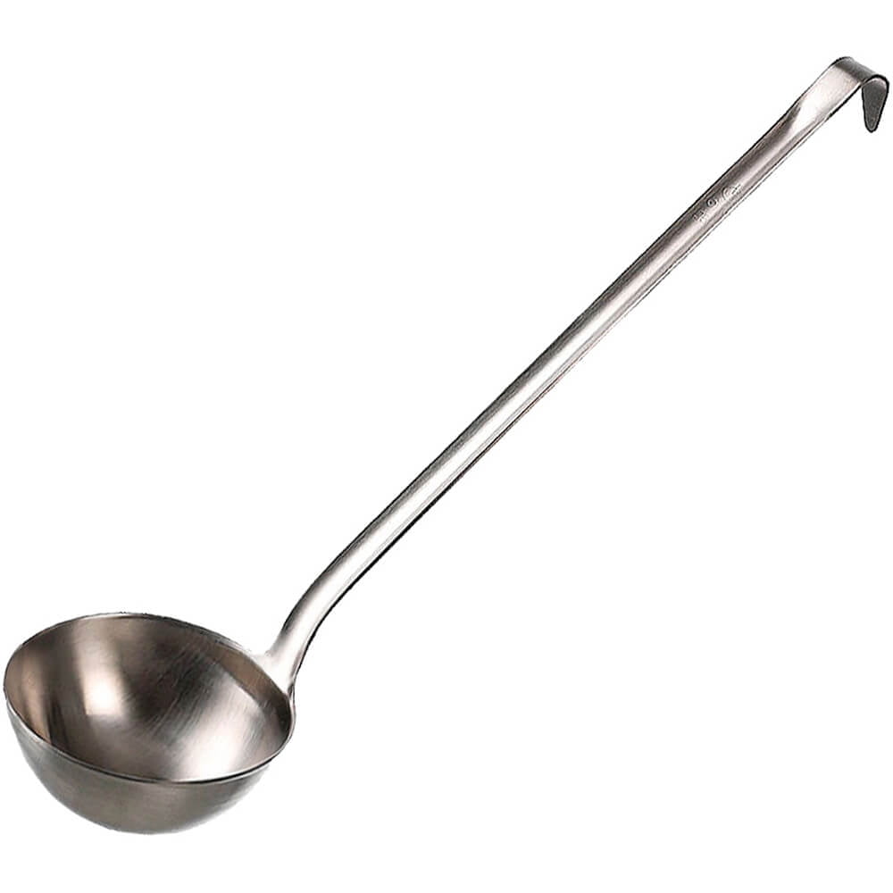 metal soup ladle