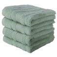 thumbnail image 4 of 4-Piece Hand Towels Set | 100% Turkish Cotton, Spa & Hotel Towels Quality, Quick Dry Hand Towels for your Bathroom, Shower Towels (Green), 4 of 6