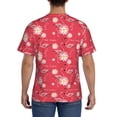 thumbnail image 2 of Rocae Hello Summer Flamingo for Men's Moisture-Wicking Crew Tee - T-Shirt for Sports, Outdoor Activities, and Casual WearSmall, 2 of 9
