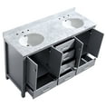 thumbnail image 6 of Anzzi 36 x 60 in. Chateau Bathroom Bath Vanity Set, Rich Gray, 6 of 10