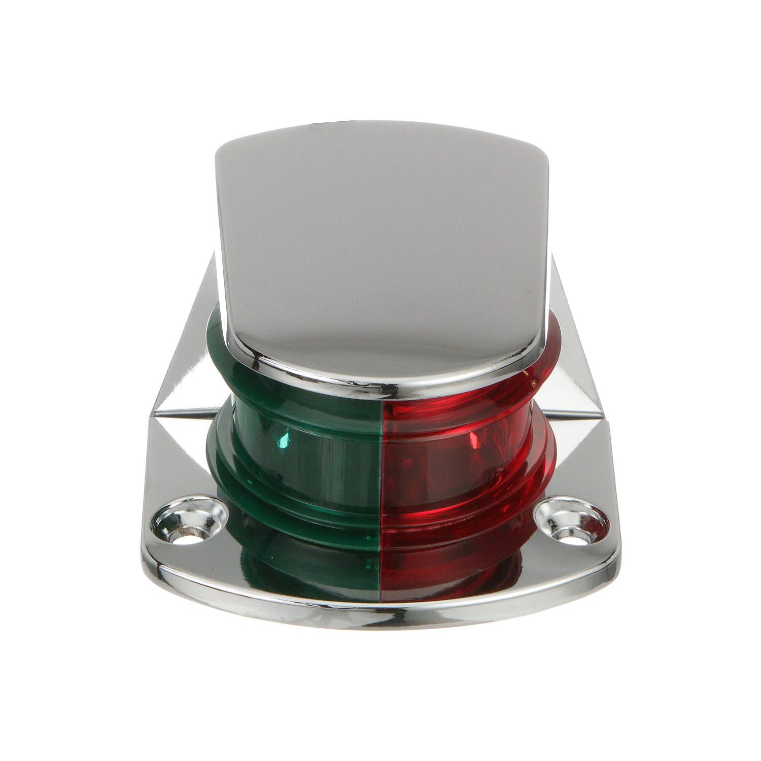 Attwood 6375D6 ZAMAK 1-mile Bi-Color Combination Sidelights, Deck Mount, 225-Degrees Visibility, 12V