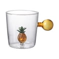 thumbnail image 4 of simhoa Coffee Cup Lightweight 350ml Christmas Present High Borosilicate Mug for Kitchen Pineapple, 4 of 7
