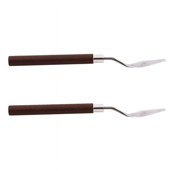 2X Palette Art Paint Painting Spatula Putty Scraper Mixing Tool 1.6 inch