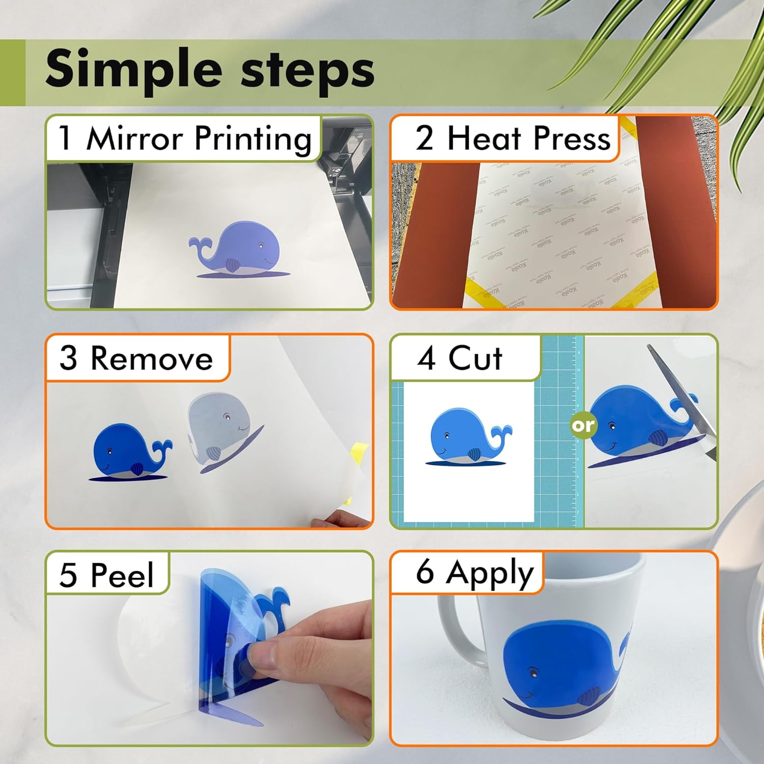 Koala Sublimation Paper 150 Sheets 8.5x14 Inches 100gsm For Inkjet Printer