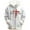 White, variant on Telankuip Christmas Hoodies for Men Fuzzy Trim Zip up Drawstring Hooded Sweatshirts Christian Faith Long Sleeve Full Zipper Pullovers Oversized Xmas Holiday Tops White XL