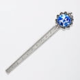 thumbnail image 5 of Flag of Israel Vintage Silver Lace-Edged Bookmark - Book Lover's Reading Accessory, 5 of 5