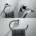 thumbnail image 3 of Kraus Bathroom Towel Ring, Chrome, 3 of 7