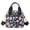 E, variant on ibiyuan Tote Bag For Work Floral Print Nylon Adjustable Strap Crossbody Messenger Shoulder Bag for Women, Casual Travel Daily Handbag Gifts For Girlfriend