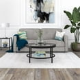 thumbnail image 3 of Henn&Hart 32" Blackened Bronze Metal/Glass Coffee Table, 3 of 8