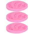 thumbnail image 1 of 3pcs Feather Pattern Silicone Molds DIY Chocolate Cake Fondant Backing Mould Tool, 1 of 14