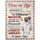thumbnail image 1 of Letras En Español, Manta De Franela Para Sofá, Manta Con Estampado Personalizado, Regalos Para Niños Cateissary HA043283-05, 1 of 6