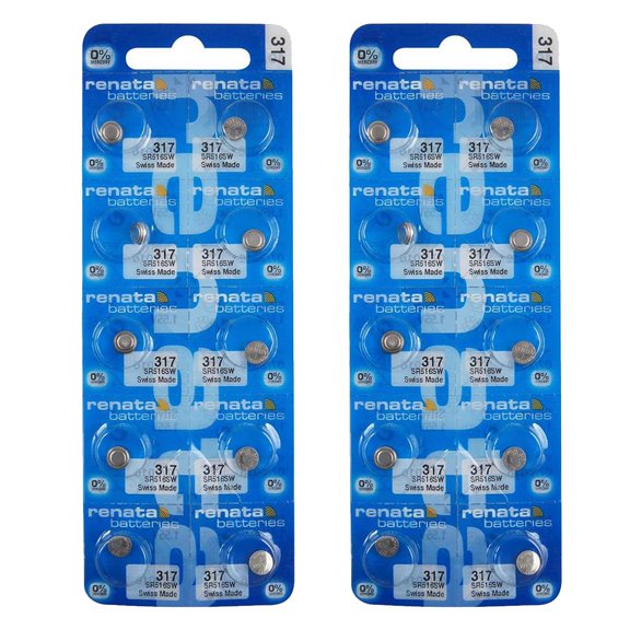 Renata 317 SR516SW 1.55V Silver Oxide Watch Battery