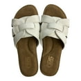 thumbnail image 7 of Cliffs by White Mountain Women's Cushioned Insole Slide Sandal (White, 8), 7 of 7