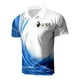 thumbnail image 4 of WILLBEST Conjunto Deportivo de Verano con Estampado de Letras Europeas para Hombre, Camisa de Manga Corta con Cuello Abotonado y Pantalones Cortos con Bolsillo 1637, 4 of 5