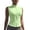 L284-Light Green, variant on xfsWaSs Women's Sleeveless Athletic Tank Top Full Zip Workout Shirts High Neck Golf Shirts Yoga Running Fitness Active Jacket
