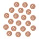 thumbnail image 4 of Wood Buttons 50Pcs Classic Round Coat Replacement Buttons For DIY Crafts Light Brown Color Suitable For Knitting And Sewing Projects, 4 of 4