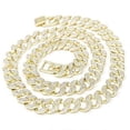 thumbnail image 5 of CHARLES RAYMOND Bling-ed Out It's Lit! Hip Hop Watch & Jewelry Set w/Cuban Chain and Cuban Bracelet - GJM Set (GJM-CB (0586 Blk-Gld Dial)), 5 of 7