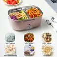 thumbnail image 6 of Welan Electric Lunch Box Food Heater 65W Faster Heated Food Warmer Self Heating Lunch Box for Work/Car/Outdoors, Portable Lunch Case with Bag, 6 of 9