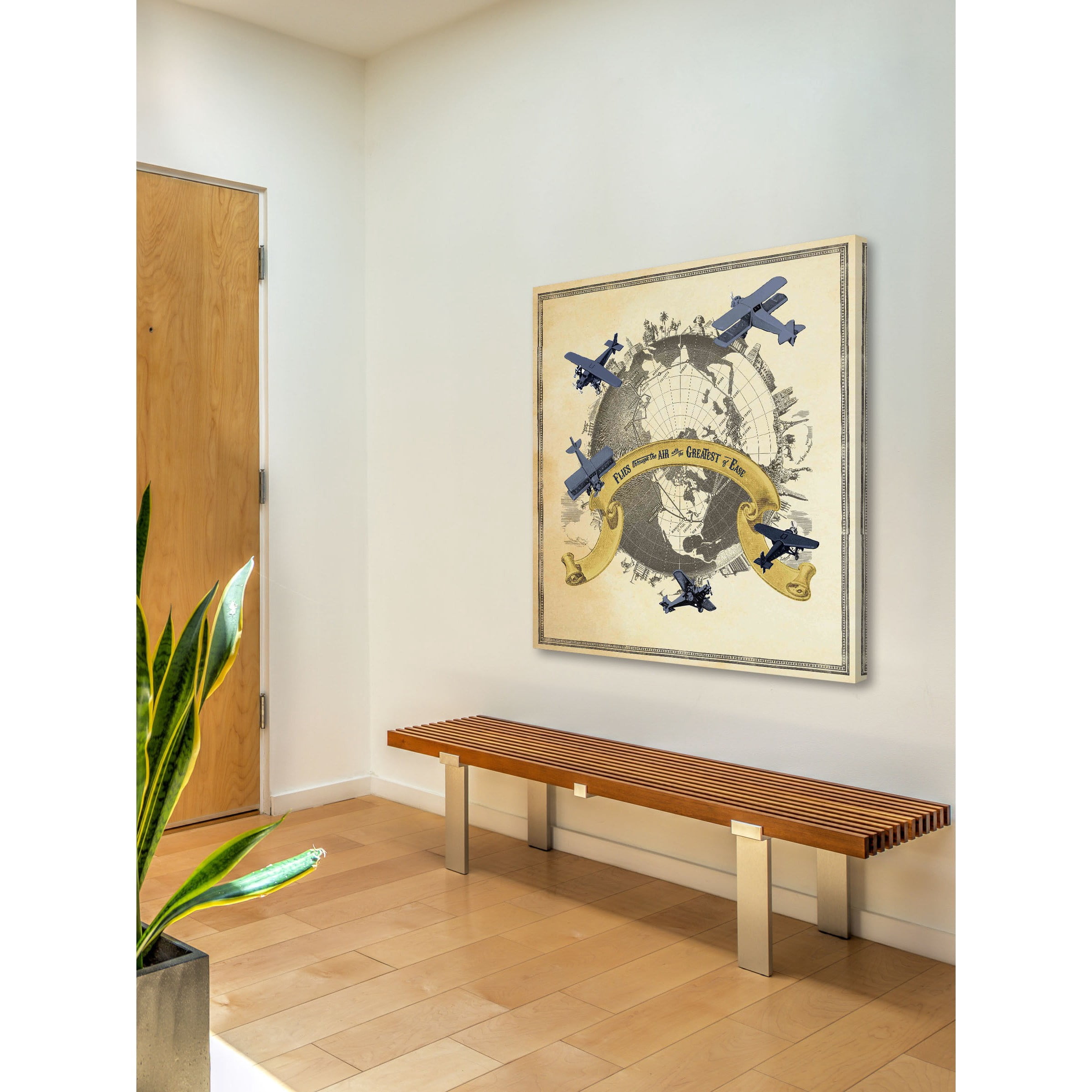 Marmont Hill "Flies Through the Air" Painting Print on Canvas