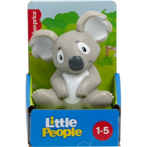 Fisher-Price Little People Koala Animal Figure, Developmental Toy for Toddlers & Kids