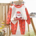 thumbnail image 2 of UAYOTSE Baby Boys Girls Spring Pajama Set 3 6 12 18 24 Months 2T 3T 4T fit Pjs Soft Breathable Underwear Home Clothes Long Sleeve Size 12-18 Months, 2 of 3