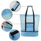 thumbnail image 3 of Cateissary Bolsa de picnic, bolsa de playa, bolsa de barbacoa, malla aislada multicolor, bolsas térmicas multifuncionales transpirables, bolsas de Almacenamiento y organización del hogar Negro Cateissary HA078065-05, 3 of 6