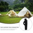 thumbnail image 5 of SHINYPASING 2Pcs Tent Pole Connectors Parts Black for DIY Tent Assembly, 5 of 5