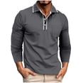 thumbnail image 2 of pstuiky manga larga para hombre, Cárdigan informal de manga larga con botones y bolsillo para hombre salir tops xl, 2 of 7