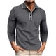 thumbnail image 2 of pstuiky manga larga para hombre, Cárdigan informal de manga larga con botones y bolsillo para hombre salir tops xl, 2 of 7