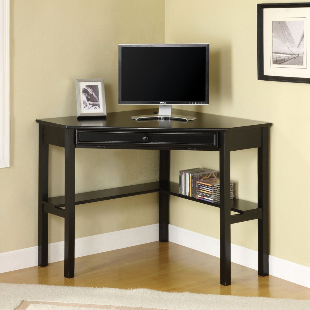 Furniture of America Romy Solid wood Corner Office Table