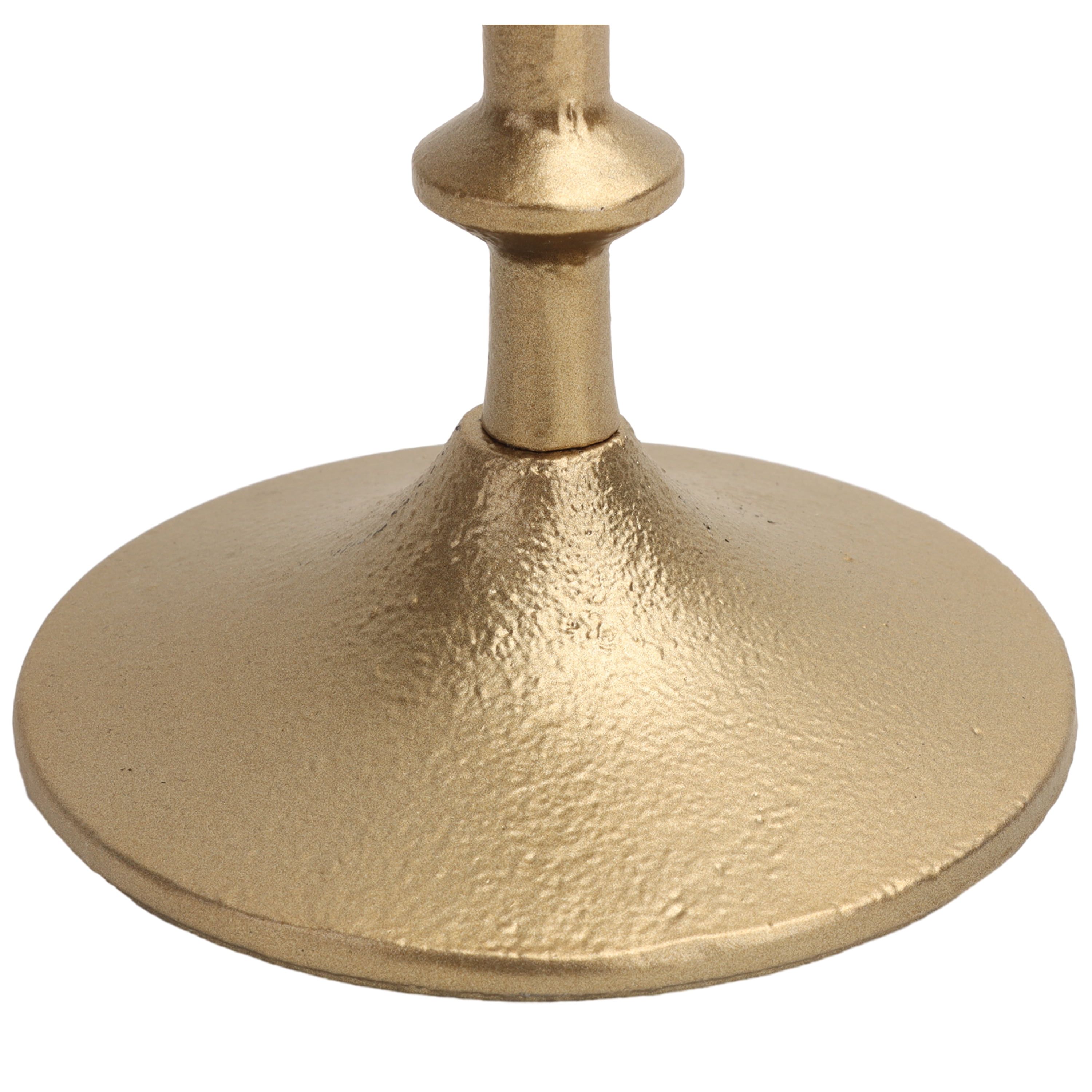 Better Homes & Gardens Gold Cast Iron Taper Candle Holder, 5.3", Medium