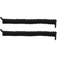 thumbnail image 2 of Providence Spillproof No Tie Curly Elastic Shoelaces Color: Black, 2 of 2