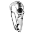 thumbnail image 1 of Accesorios de cadena de llave de calavera de acero inoxidable de acero inoxidable de acero inoxidable, 1 of 6