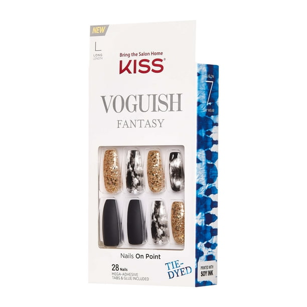 KISS Voguish Fantasy Nails, New York, Long - Walmart.com