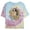 Tie Dye, variant on Junior's Pocahontas Sunflower Frame Graphic Tee White Medium