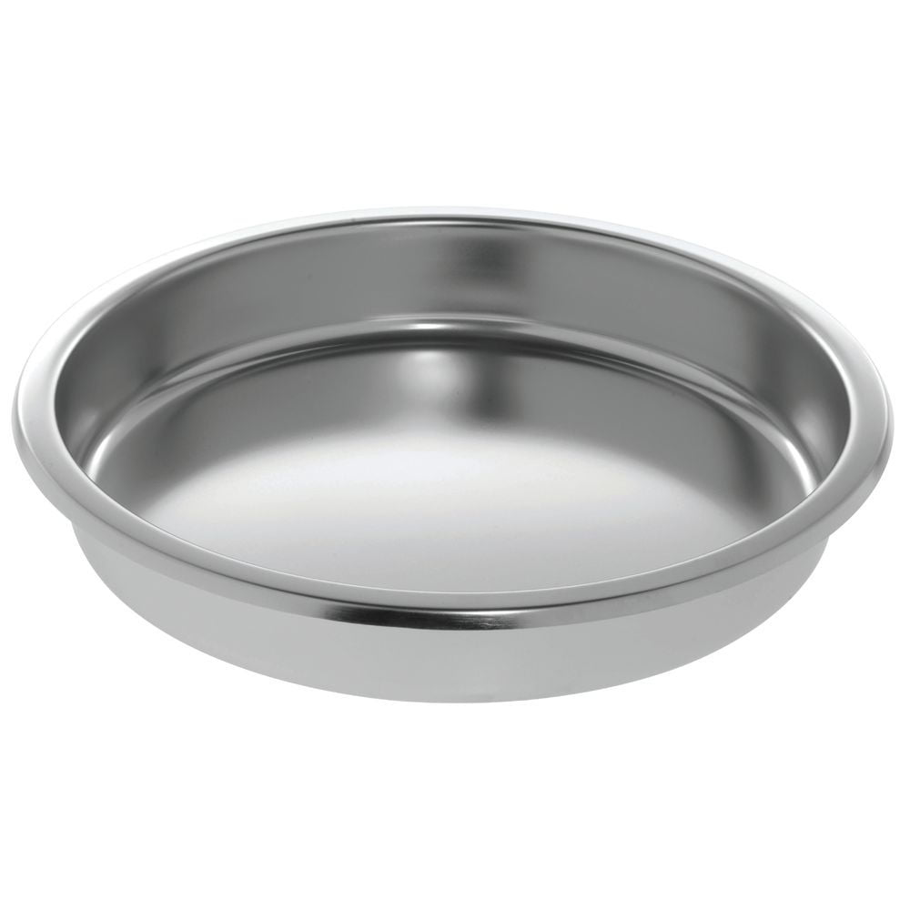 HUBERT Chafing Dish Food Pan Round Stainless Steel 15 1/4 Dia x 2 1/2