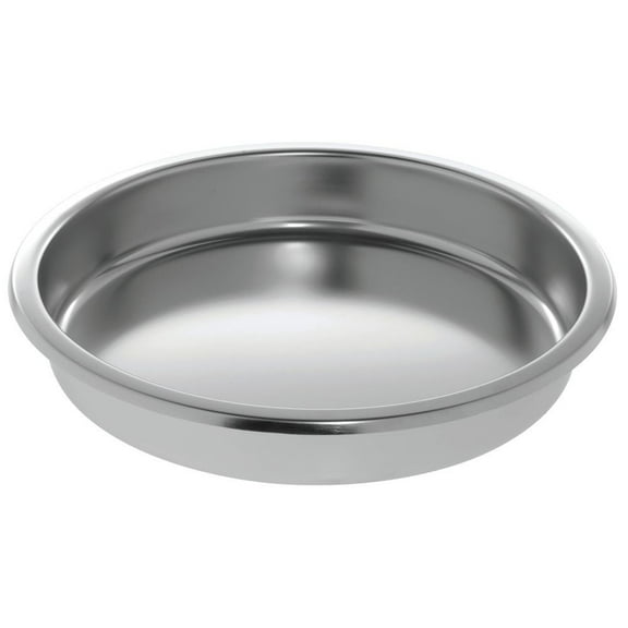 HUBERT® Chafer Chafing Dish Food Pan Round Stainless Steel - 15 1/4 Dia x 2 1/2 H