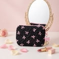 thumbnail image 4 of JHyouerji Zipper Cosmetic Makeup Pouch 6x4in Black Nylon Portable Multifunctional Travel Bag for Small Sundries Storage, 4 of 6