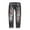 Dark Gray, variant on Jeans for Women Trendy Distressed Football Print Patch Straight Denim Pants Loose Casual Womens Jeans Dark Gray XXXL