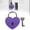 Purple, variant on Heart Lock, Heart Shaped Lock, Colorful Heart Shaped Padlock with Key, Diary Lock, Love Lock, Live Love Locks, Small Metal Love Lock for Luggage, Cute Small Decorative Heart Padlock,Green