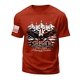 thumbnail image 4 of 250th Anniversary USA Flag Shirt Men USA Patriotic T Shirt 250th Anniversary USA Tshirt 4th of July Shirts American Flag Tee Tops (Red,M), 4 of 6