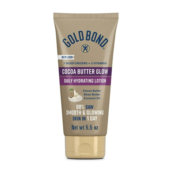 Gold Bond Cocoa Butter Glow Daily Hydrating Lotion, 5.5 oz.
