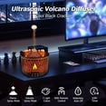 thumbnail image 7 of CECHLICHT Volcano Diffuser, Essential Oil Diffuser, 300ml, Flame & Volcano Mist Mode, Black, 7 of 7
