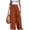Light Brown #012, variant on Wide Leg Pants Women Bow Tie Knot High Waisted Linen Pants Summer Casual Flowy Wide Leg Palazzo Pants Black L