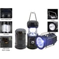 thumbnail image 3 of Solar Portable LED Emergency Lantern USB Rechargeable Super Bright Tent Lamp with Power Bank Batteries,200LM (2 Pack), 3 of 6