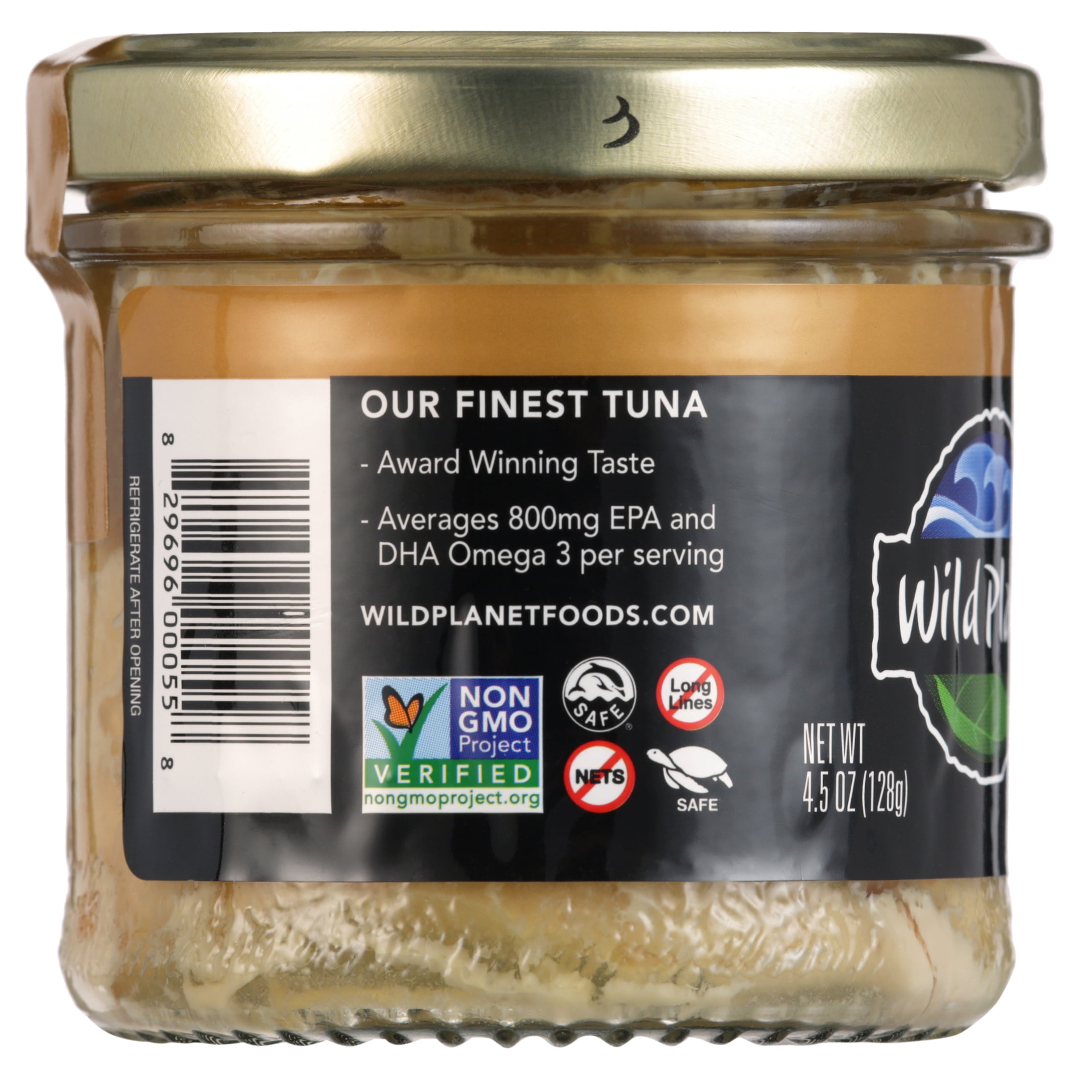 Wild Planet Jarred Wild Albacore Tuna Fillets, 4.5 Oz