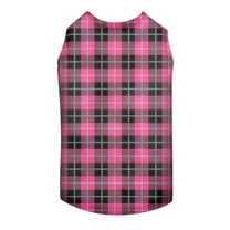 Dog Plaid Shirt, Classic Checked Pattern, Stylish Pet Apparel