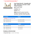 thumbnail image 2 of Front Timing Chain Kit - Compatible with 2002 - 2010 Ford F-150 (From 11/2002 Vehicle Production) 2003 2004 2005 2006 2007 2008 2009, 2 of 2