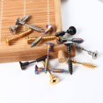 thumbnail image 3 of 1PCS Stylish Unisex Piercing Stainless Steel Whole Screw Shape Earring Punk Allergy Free Ear Stud, 3 of 10
